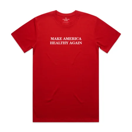 CharlieKirk Make America Healthy Again Tee Red